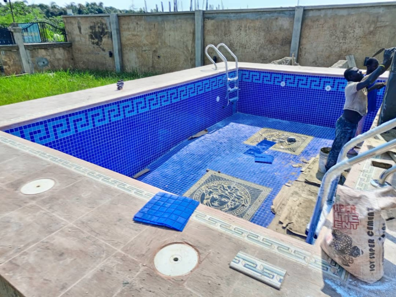 Axiom swimming pool construction project