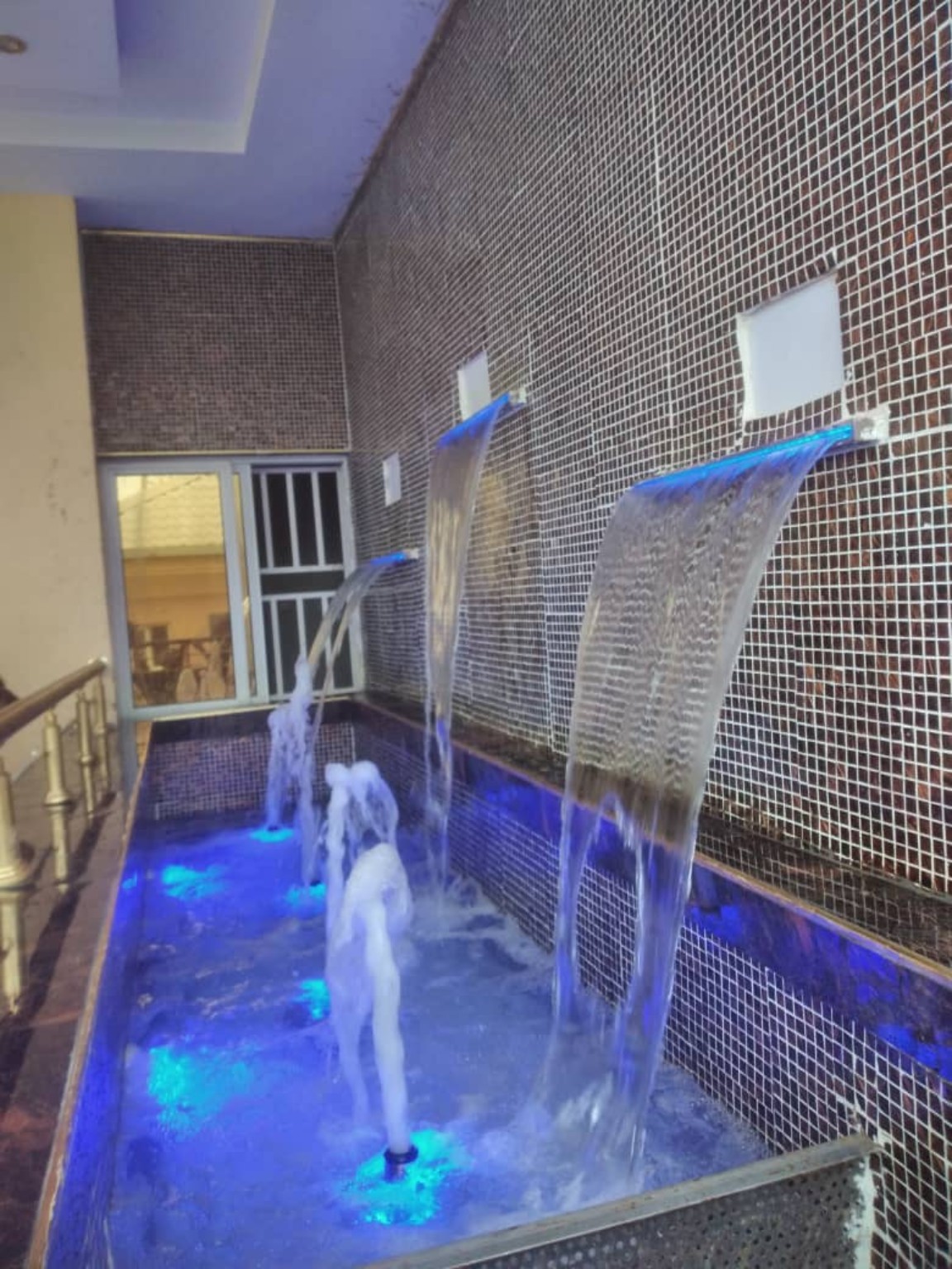 Axiom cascading waterfall installation